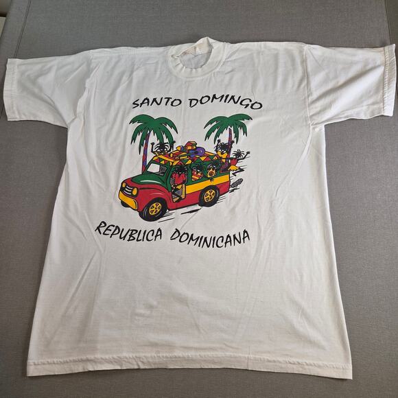 Souvenir Santo Domingo República Dominicana Graphic Tee – XL Gildan Sport - Picture 1 of 10